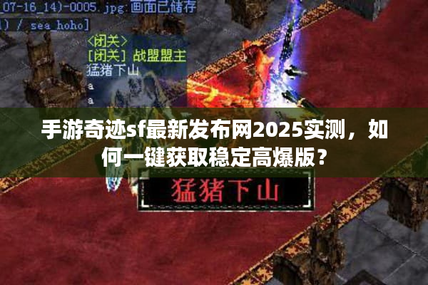手游奇迹sf最新发布网2025实测，如何一键获取稳定高爆版？