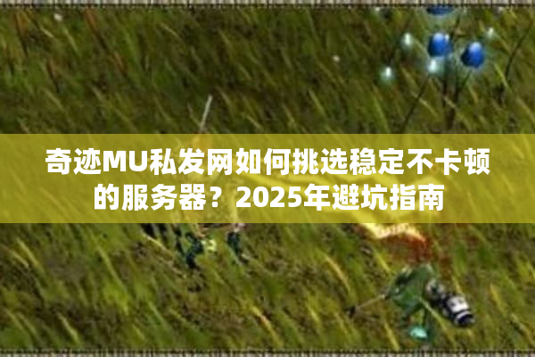 奇迹MU私发网如何挑选稳定不卡顿的服务器？2025年避坑指南